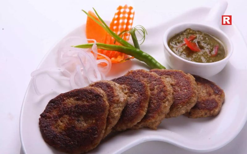 Mushroom Galouti Kebabs or Veg Seekh Kebabs