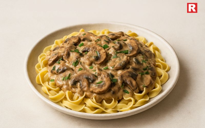 Mushroom Stroganoff with Cashew Cream