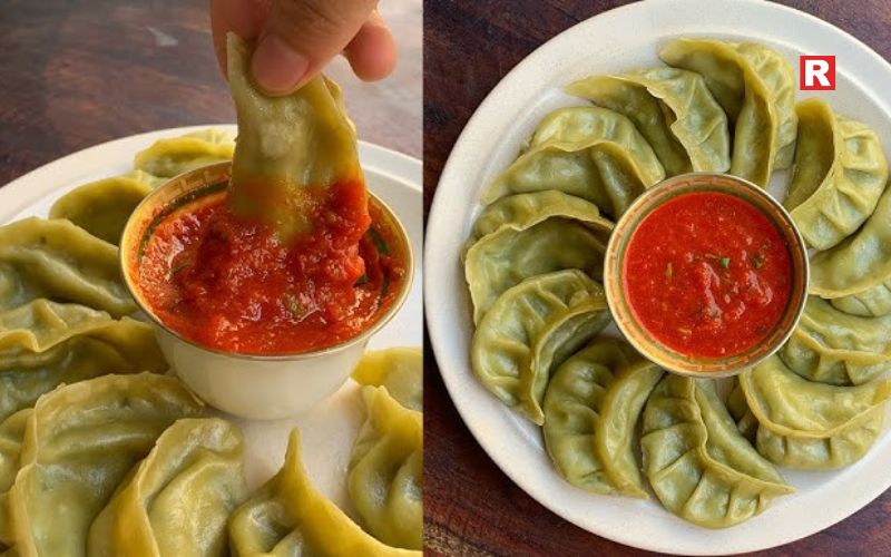 Paneer & Spinach Momos