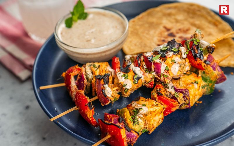 Paneer Tikka Skewers