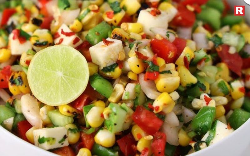 Paneer and Corn Salad