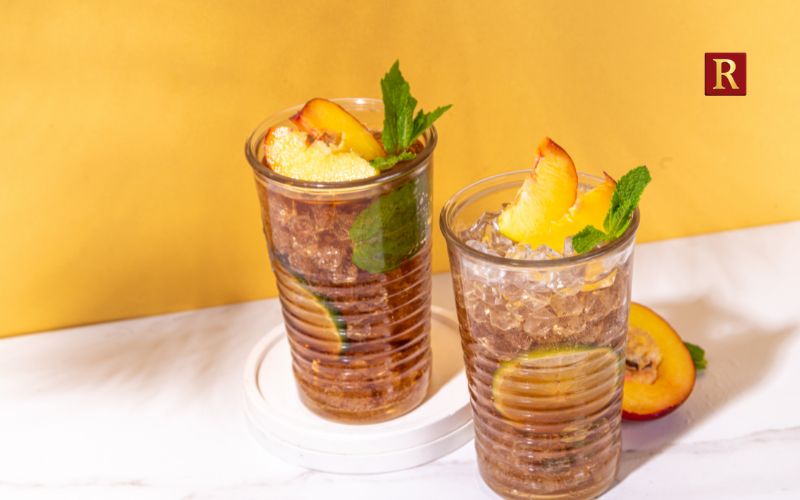 Peach Sparkling Drink