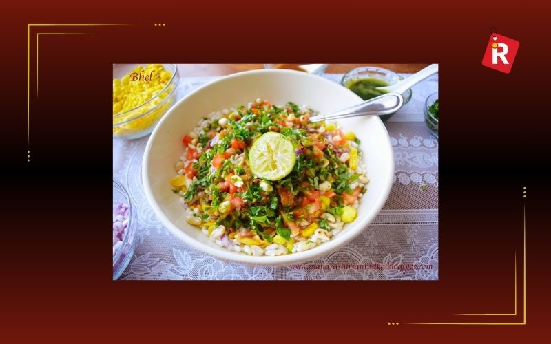 Peanut Tadka with Sprouts Bhel