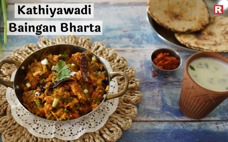 Ringan no Olo (Baingan Bharta – Kathiawadi Style)