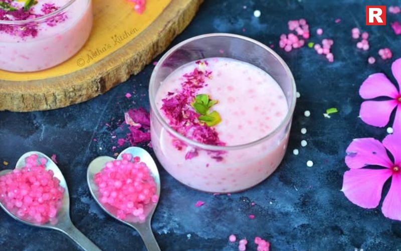  Sago Rose Falooda