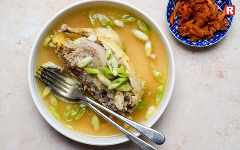 Samgyetang Bap– Chicken and Rice Ginseng Soup