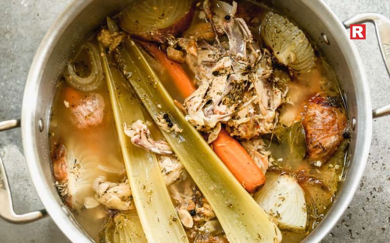 Slow-Cooked Bone Broth Chicken Soup