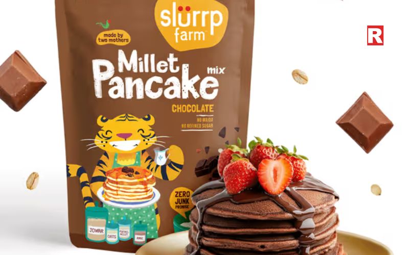 Slurrp Farm Banana Choco-Chips Millet Pancake Mix