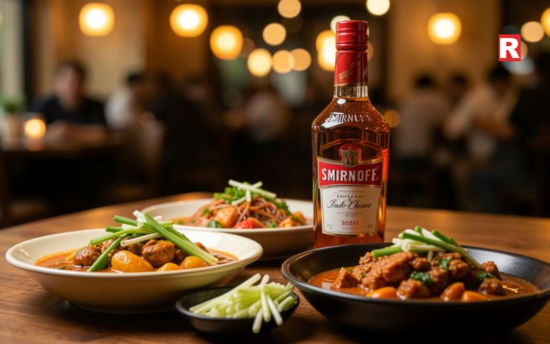 Smirnoff with Indo-Chinese Favourites