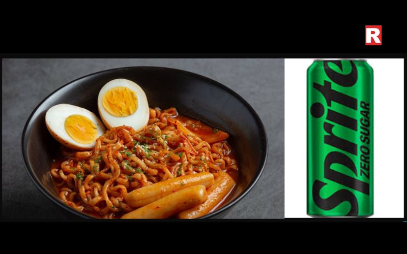 Spicy Ramen and Sprite Zero