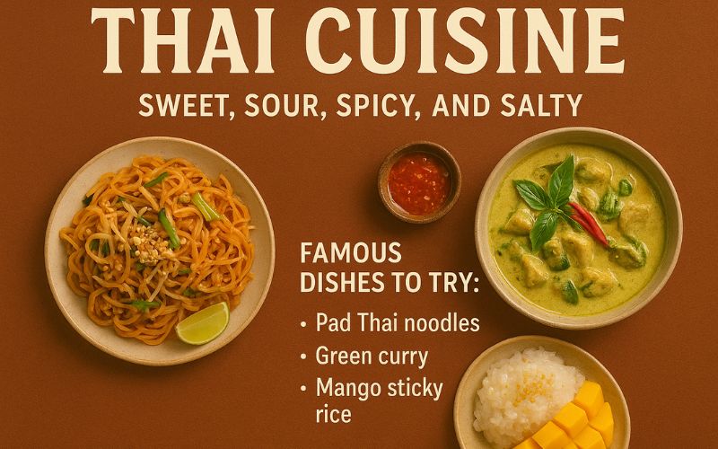 Thai Cuisine: Sweet, Sour, Spicy, and Salty