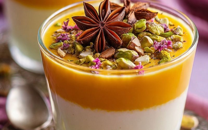 Tricolour Sago Mousse Recipeee