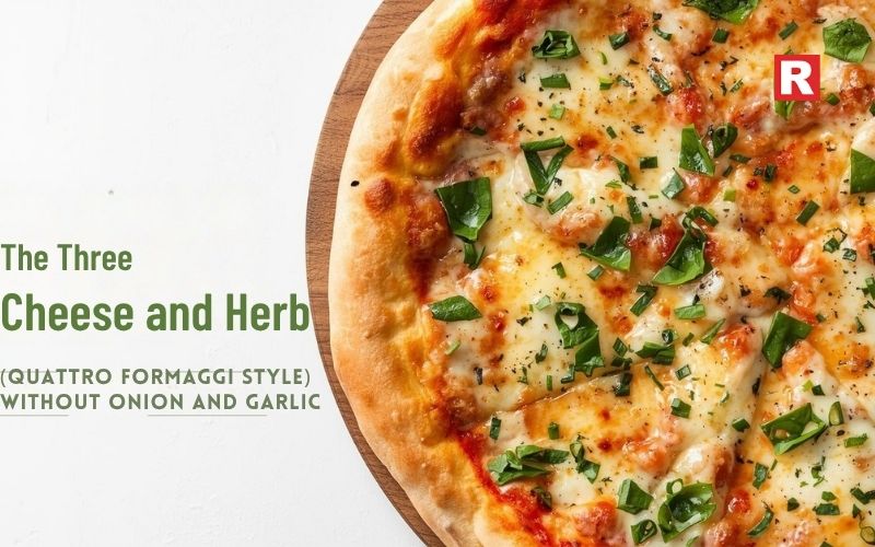 5. The Three Cheese and Herb (Quattro Formaggi Style)