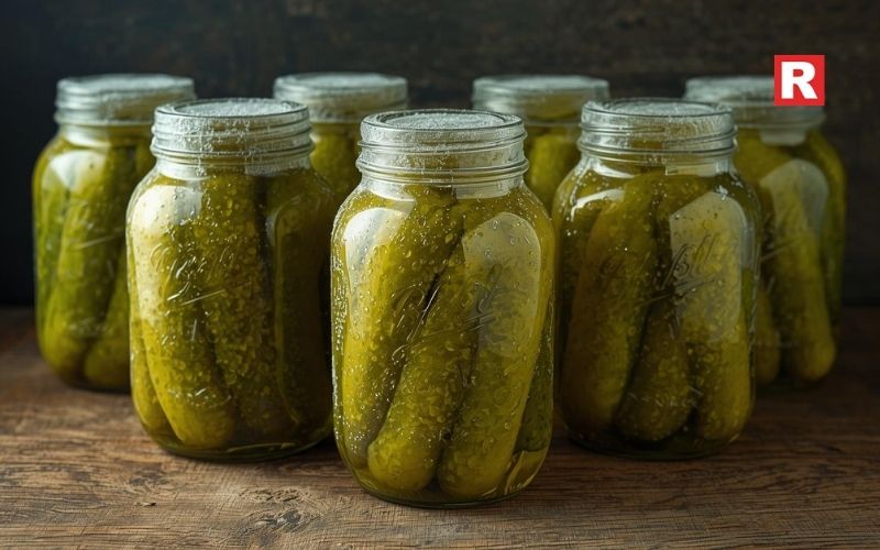 4. Large Jars of Frozen Pickles 