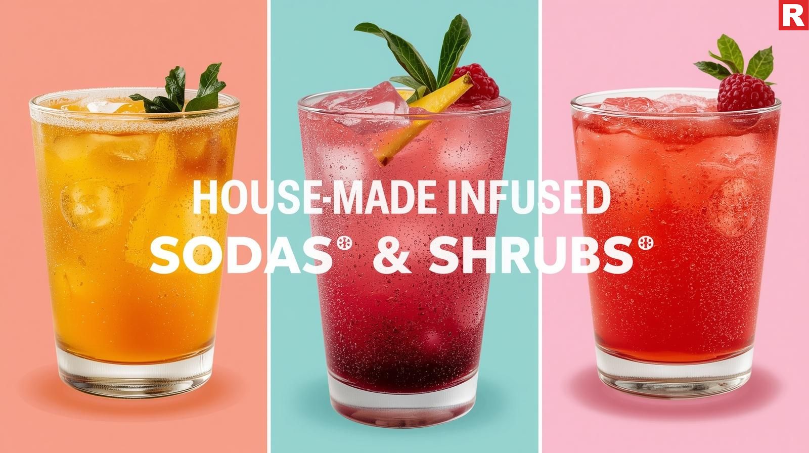 House-made Infused Sodas (Shrubs)