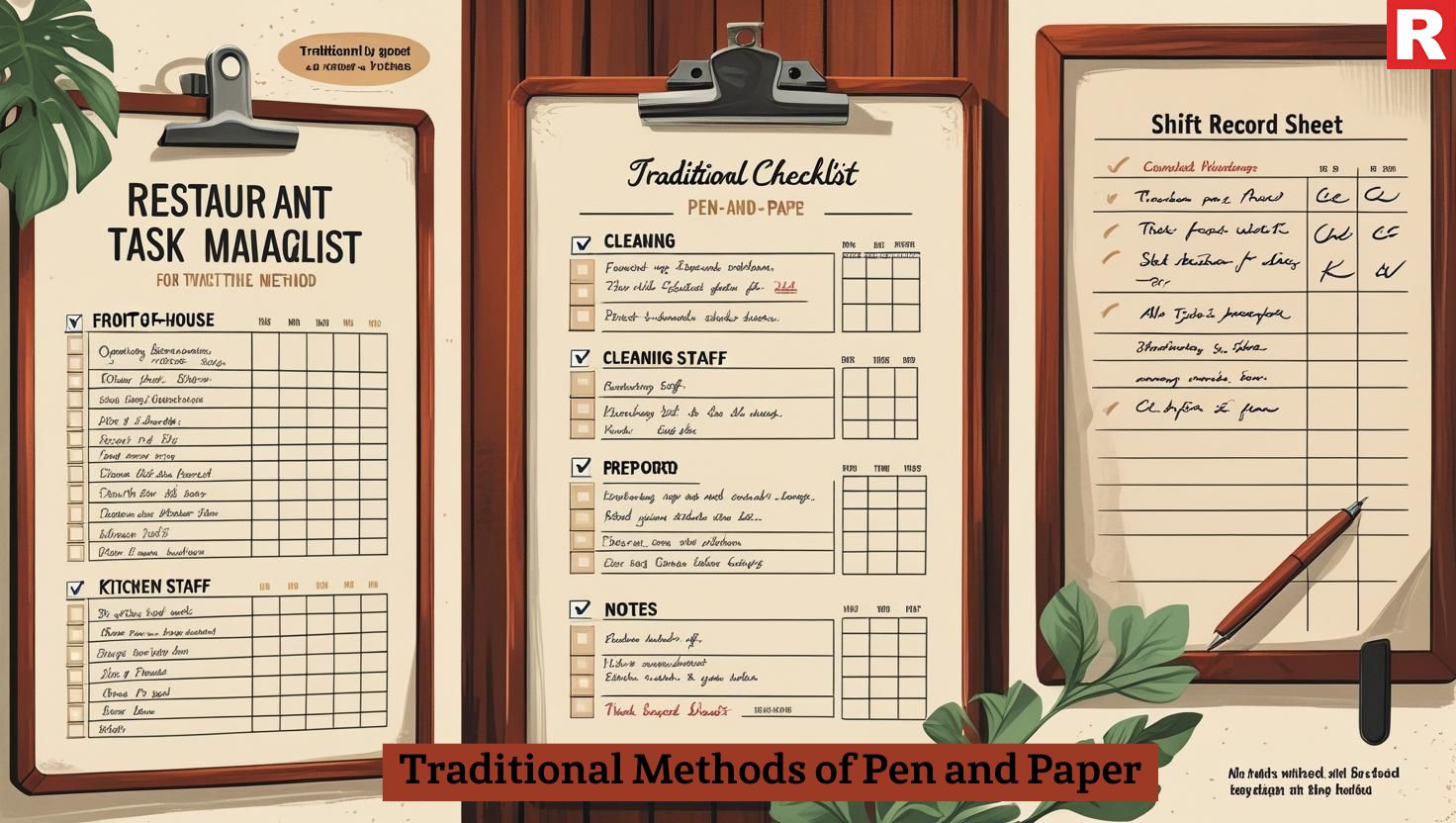 Traditional Methods of Pen and Paper