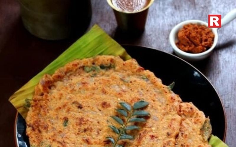 10. Adai (Mixed Lentil Dosa) with Roasted Chana Dal Powder