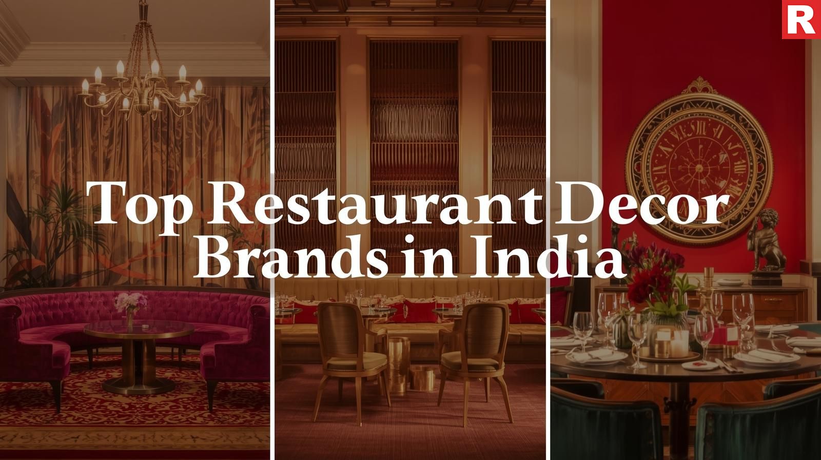 Top Restaurant Décor Brands in India