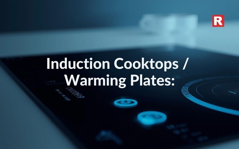 3. Induction Cooktops / Warming Plates: Modern Efficiency