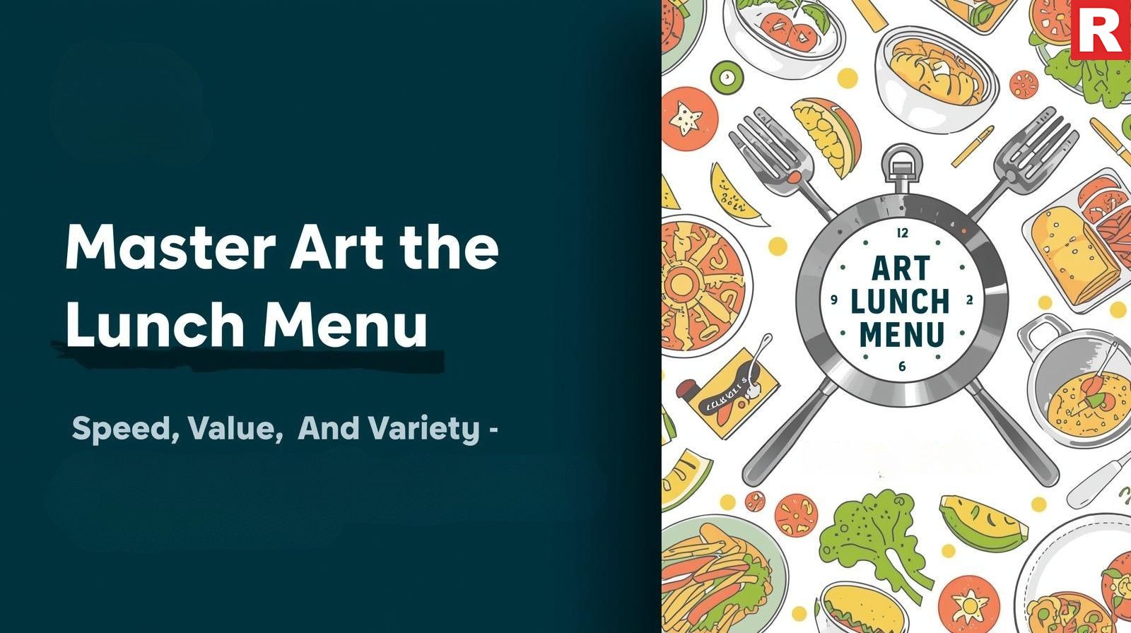 1. Master the Art of the Lunch Menu: Speed, Value, and Variety