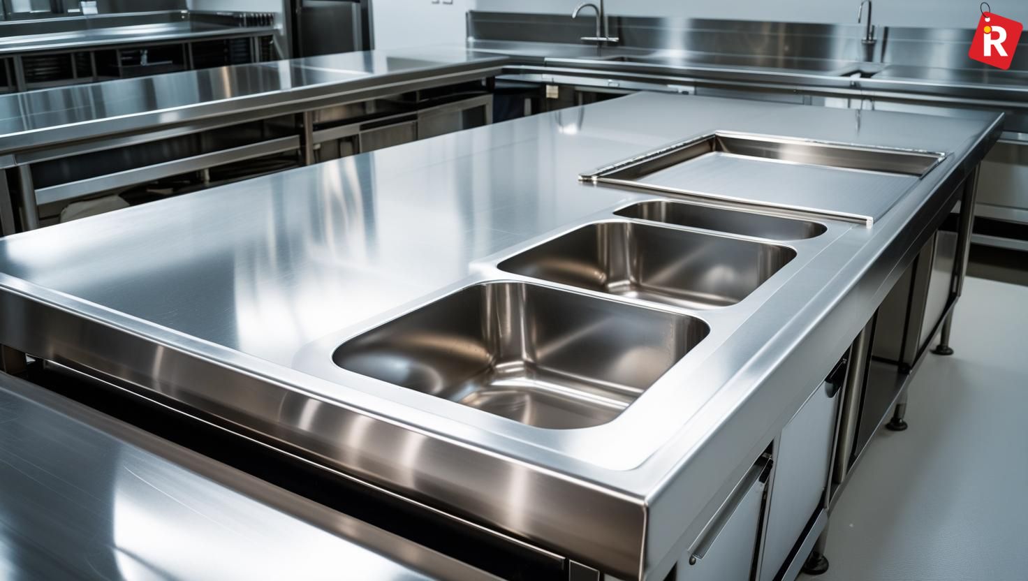 Stainless Steel Worktables and Sinks