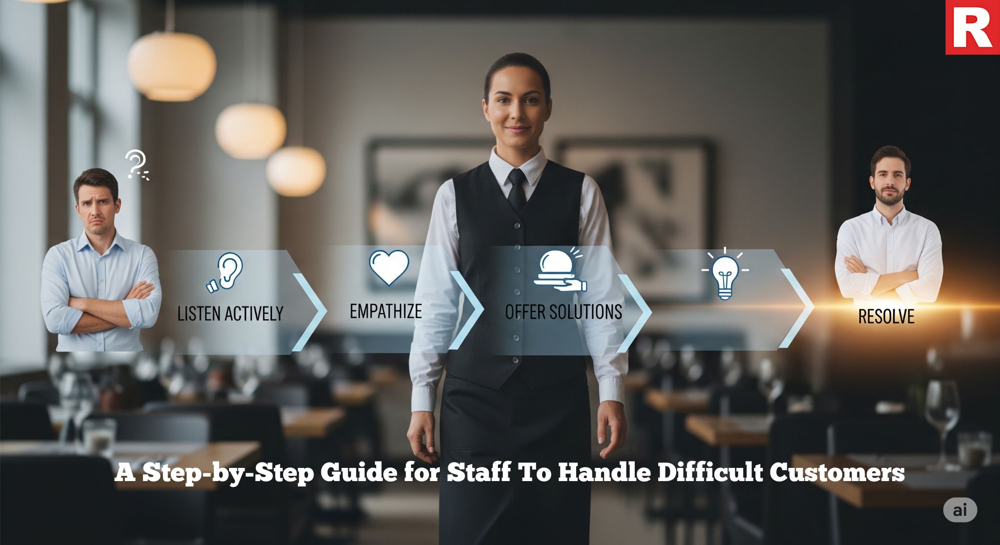A Step-by-Step Guide for Staff To Handle Difficult Customers